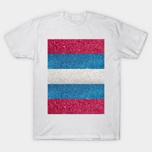 Transgender Glitter Flag T-Shirt